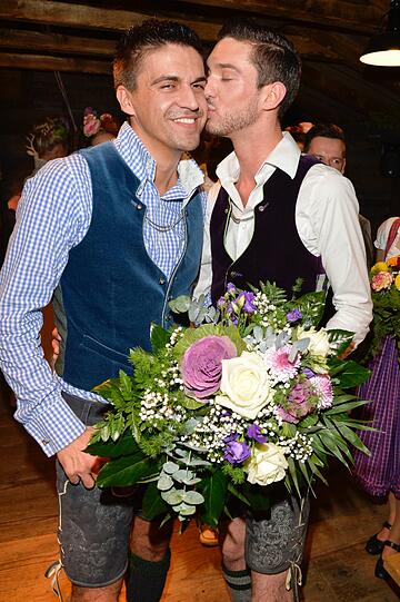 Daniel Fender und Freund Florian Koch