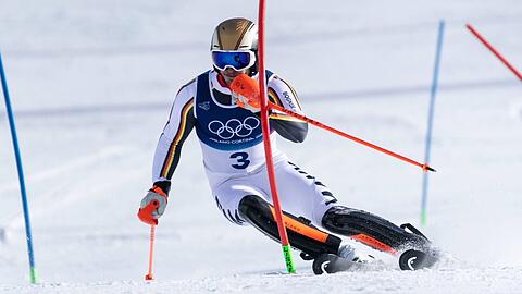 "Er wei&szlig;, dass er, wenn es um etwas Gro&szlig;es geht, auch abliefern kann": Fritz Dopfer glaubt an Linus Stra&szlig;ers Slalom-Qualit&auml;ten.
