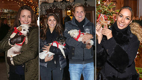 Kuschelig & süß: Die Stars eröffnen den Weihnachtsmarkt auf Gut Aiderbichl