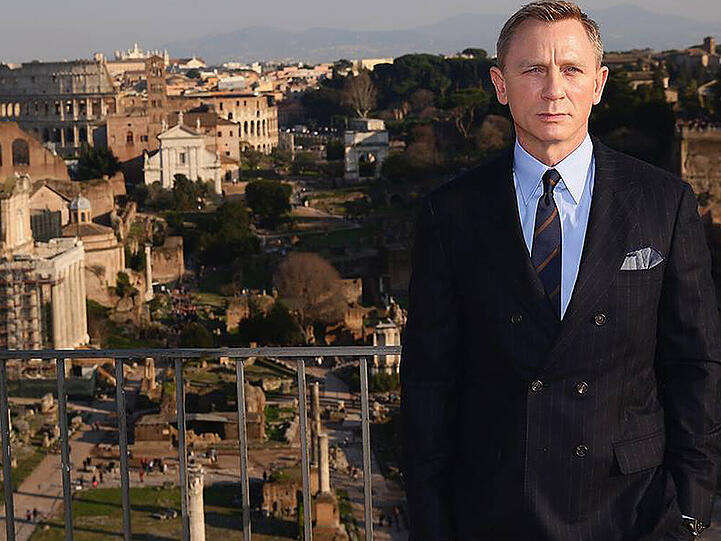 Rom hat für Daniel Craig offenbar nicht nur schöne Seiten