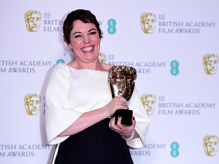 Schauspielerin Olivia Colman gewann den Bafta als Beste Schauspielerin für "The Favourite".