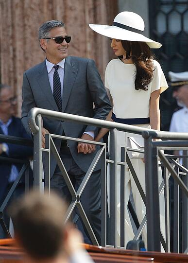 Amal Alamuddin und George Clooney haben in Venedig geheiratet.