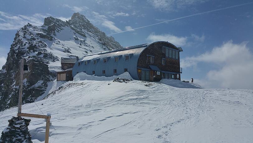 Die Stüdlhütte am Großglockner wurde beschädigt.