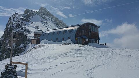 Die Stüdlhütte am Großglockner wurde beschädigt.