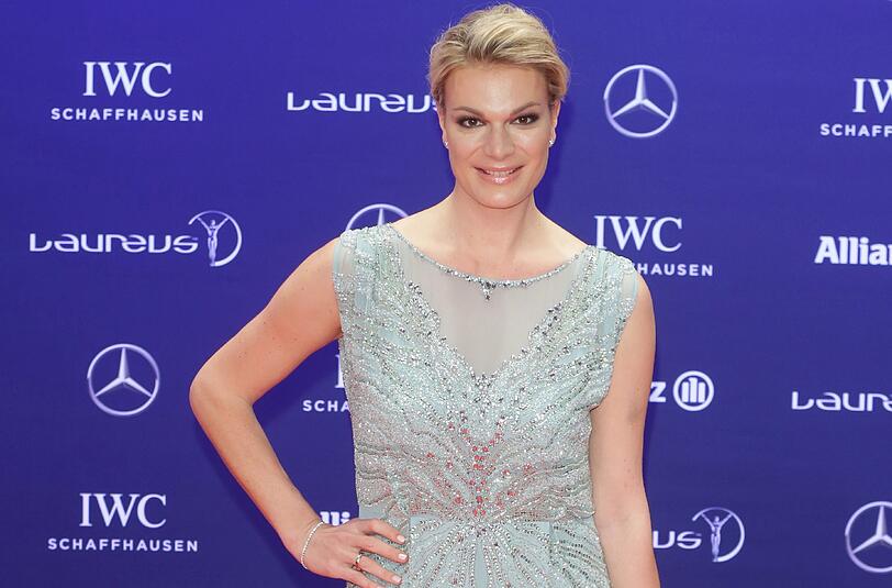 Maria Höfl-Riesch beim Laureus Award in Berlin.