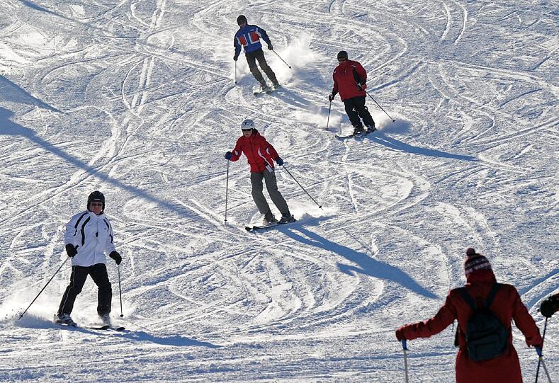 Skifahren, am liebsten in den Alpen?