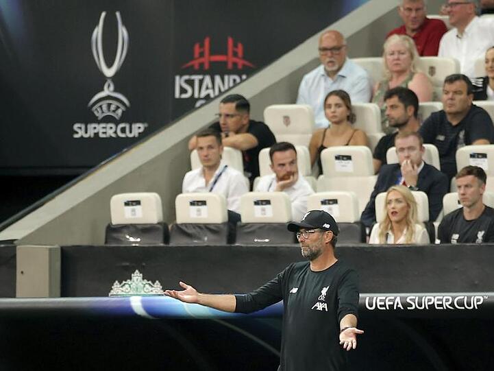 Liverpools Trainer Jürgen Klopp hadert mit der Abseitsregel.