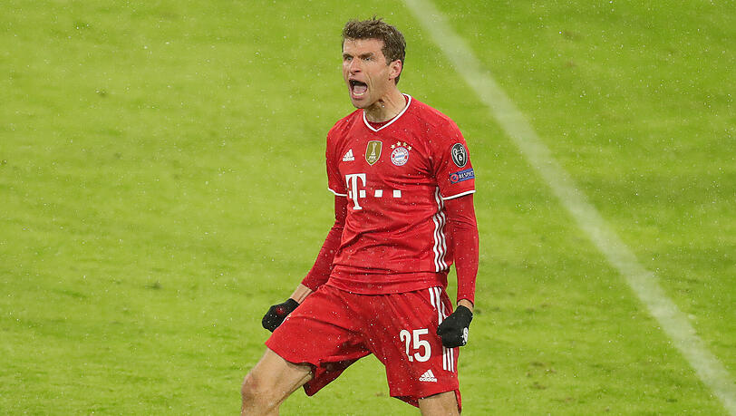 Thomas Müller könnte gemeinsam mit David Alaba zum Rekordmeister des Rekordmeisters werden.