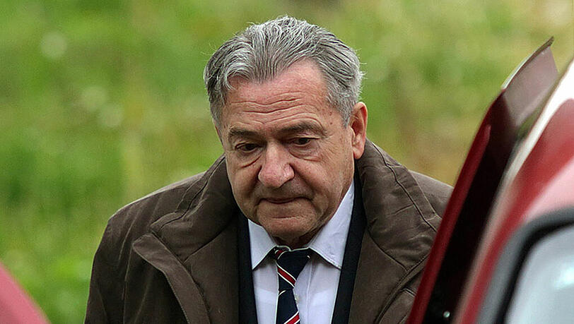 Das Foto vom 18.04.2014 zeigt den früheren jugoslawischen Geheimdienstchef Zdravko Mustac. Der Mord liegt mehr als 30 Jahre zurück, doch erst jetzt müssen sich Mustac und sein Komplize Josip Perkovic vor Gericht verantworten. Das Foto vom 18.04.2014 zeigt den früheren jugoslawischen Geheimdienstchef Zdravko Mustac. Der Mord liegt mehr als 30 Jahre zurück, doch erst jetzt müssen sich Mustac und sein Komplize Josip Perkovic vor Gericht verantworten.