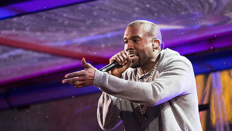 Kanye West bei einem Auftritt in New York Kanye West bei einem Auftritt in New York