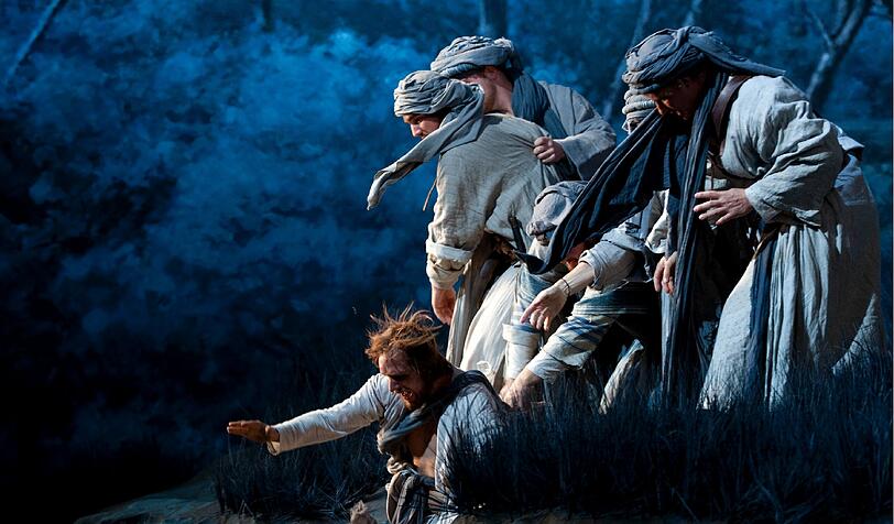 Szenen aus "Joseph und seine Brüder" in Oberammergau.