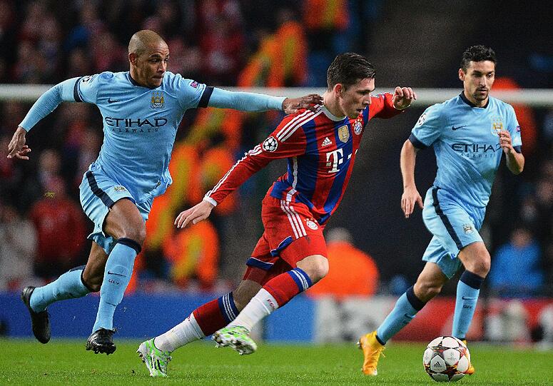 Nicht zu halten. Pierre-Emile Höjbjerg bei seinem Startelfeinsatz in der Champions League gegen Manchester City