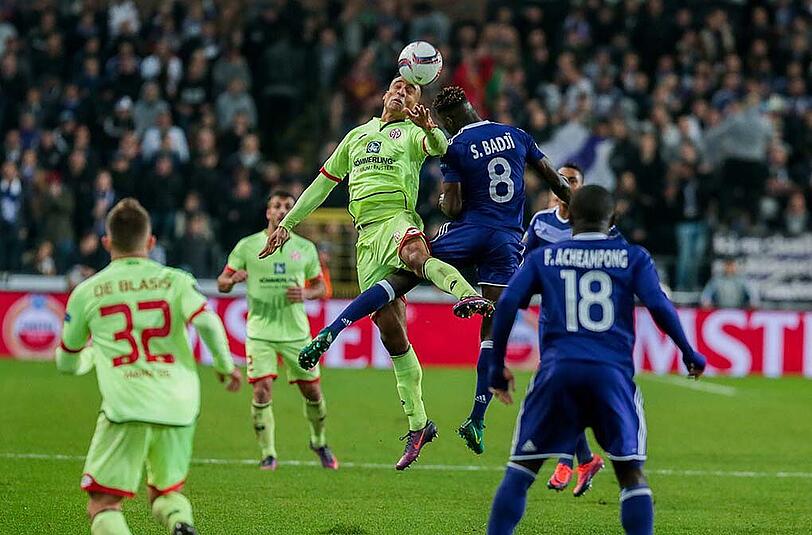 Der FSV Mainz 05 verlor 1:6 gegen Anderlecht.