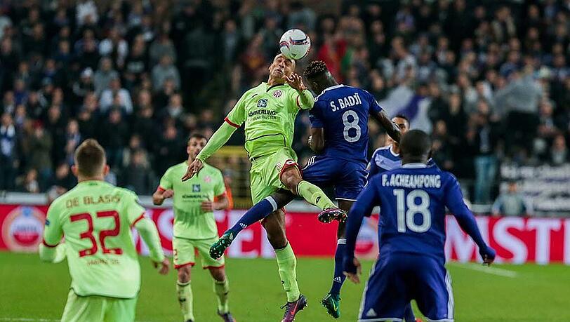 Der FSV Mainz 05 verlor 1:6 gegen Anderlecht. Der FSV Mainz 05 verlor 1:6 gegen Anderlecht.