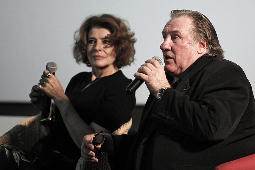 Gerard Depardieu mit Fanny Ardant.