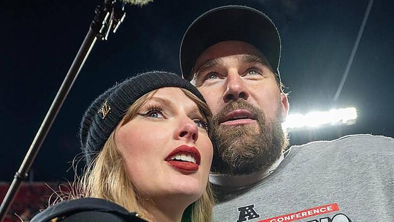 Eines der prominentesten Paare der Welt: Travis Kelce und Taylor Swift.