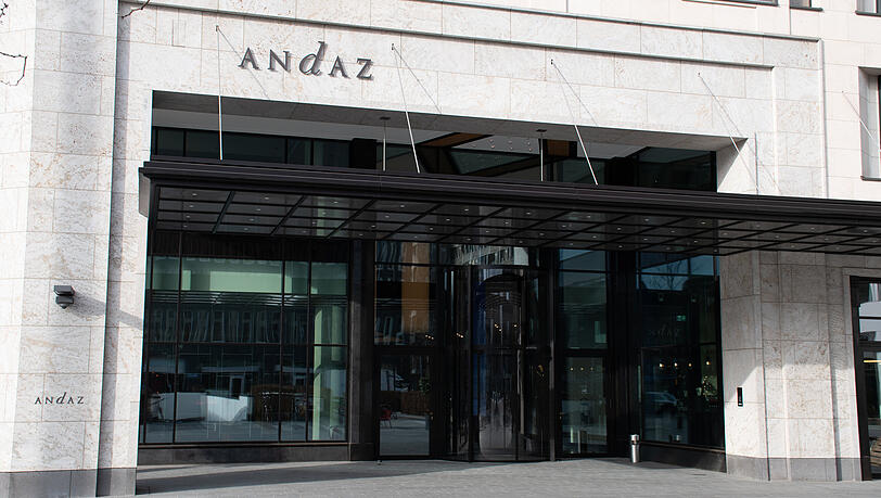 Das Luxushotel Andaz im Münchner Norden. Das Luxushotel Andaz im Münchner Norden.