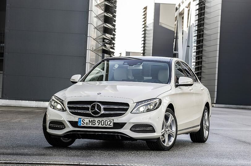 Soll neue Maßstäbe im Segment der unteren Premium-Mittelklasse setzen: Die neue Mercedes C-Klasse.