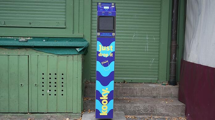 Am Viktualienmarkt gibt es die Kooky-Abgabestation schon.