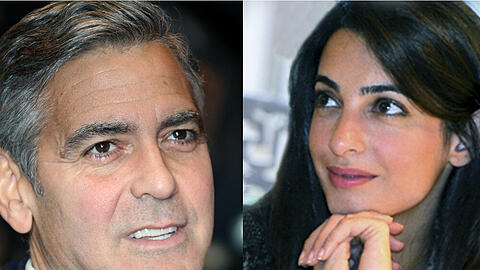 George Clooney und die schöne Anwältin Amal Alamuddin sind angeblich verlobt