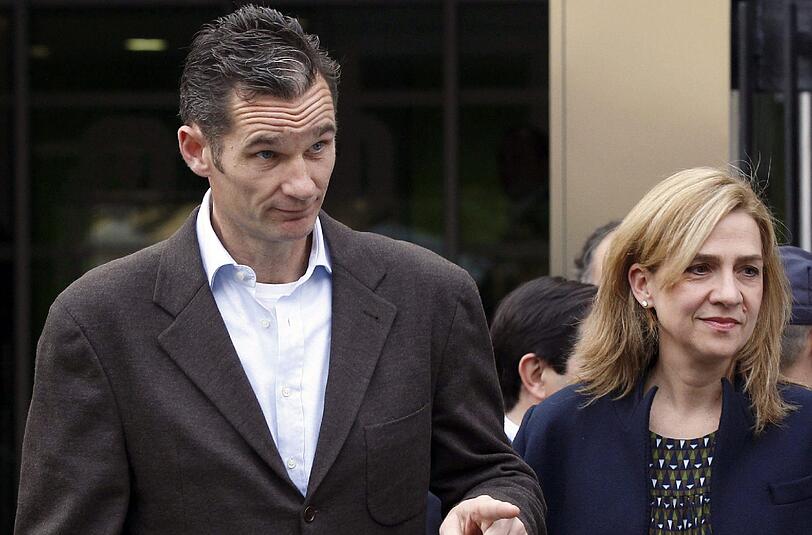 Die spanische Königstochter Cristina und ihr Ehemann Inaki Urdangarin.
