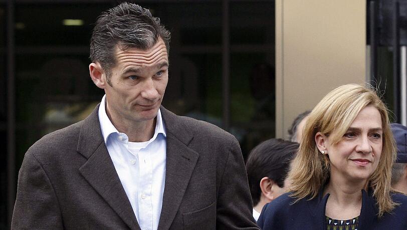 Die spanische Königstochter Cristina und ihr Ehemann Inaki Urdangarin. Die spanische Königstochter Cristina und ihr Ehemann Inaki Urdangarin.