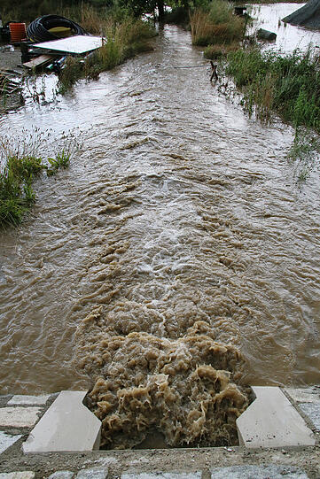 Regen, Schlamm, Wassermassen - Bilder aus dem Landkreis Mühldorf am Inn.