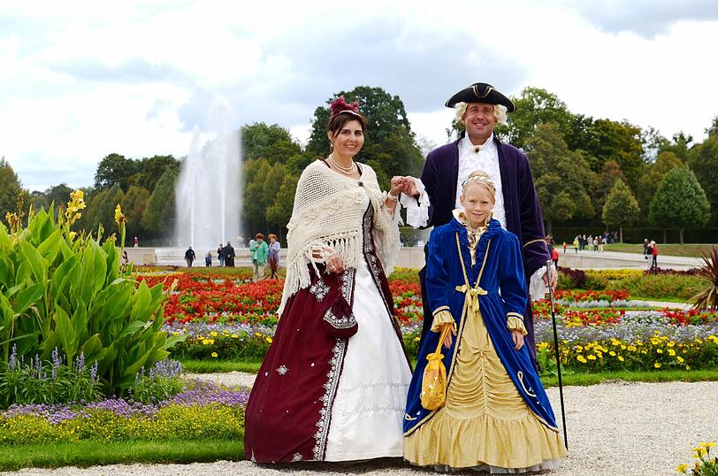 Alexander Bauer schickte uns dieses schöne Foto aus dem großen Gartenparterre des Schleißheimer Schlosses