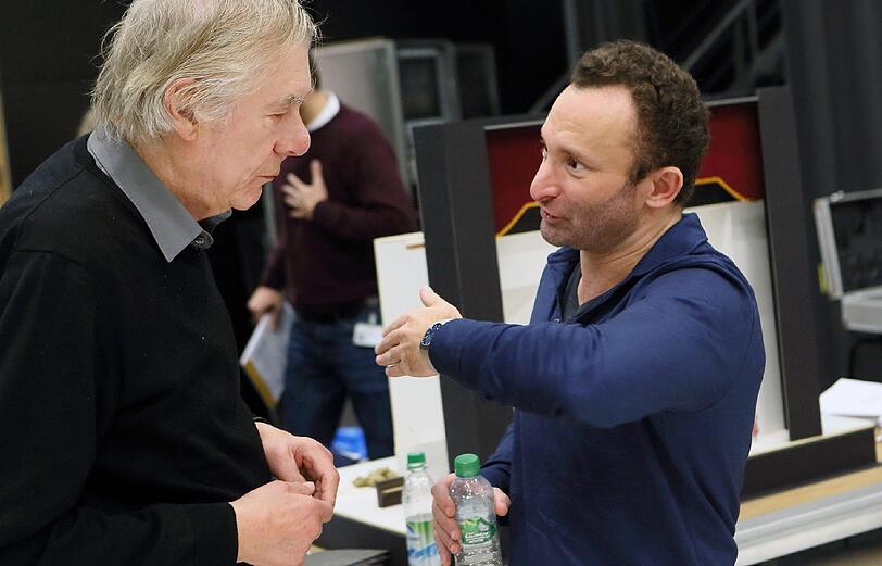 Hans Neuenfels und der Dirigent Kirill Petrenko.