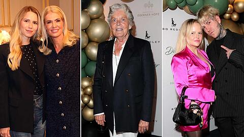 Anika Neuer, Susi Hoeneß und der Künstler Alexander Höller waren zur Fashionshow von Tanja Ehrmann geladen...