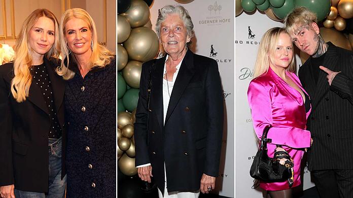 Anika Neuer, Susi Hoeneß und der Künstler Alexander Höller waren zur Fashionshow von Tanja Ehrmann geladen...
