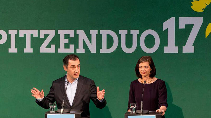 Das Grünen-Spitzenduo Cem Özdemir und Katrin Göring-Eckardt will im Bundestagswahlkamp vor allem mit Klima- und Umweltschutz punkten.