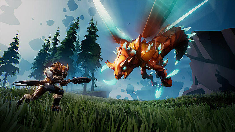 In "Dauntless" gehen Spieler auf Monsterjagd.