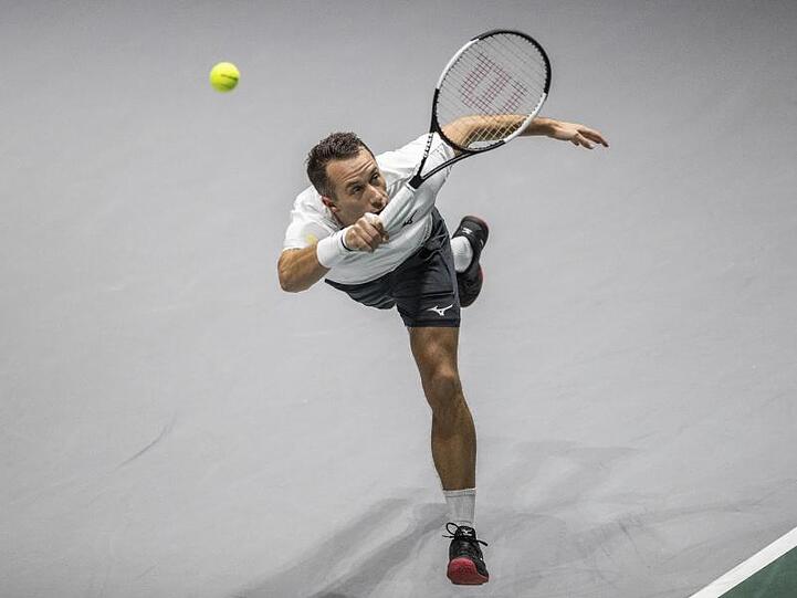 Philipp Kohlschreiber hat sein Einzel gegen Großbritannien verloren.
