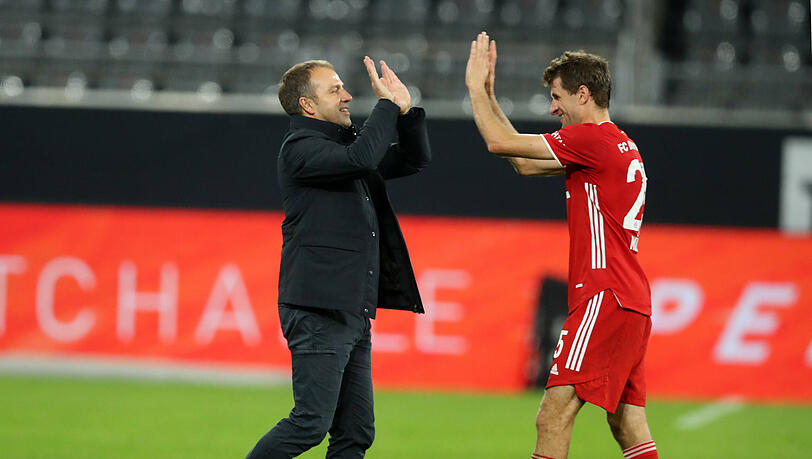 "Hansi Flick ist der Trainer, der mich beim FC Bayern gefördert hat", sagt Thomas Müller über den neuen Bundestrainer.