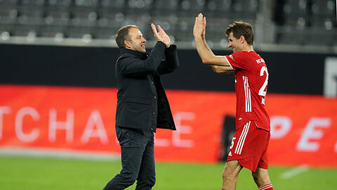 "Hansi Flick ist der Trainer, der mich beim FC Bayern gefördert hat", sagt Thomas Müller über den neuen Bundestrainer.