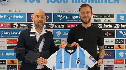 Tim Rieder (r.) läuft künftig wieder für den TSV 1860 auf.