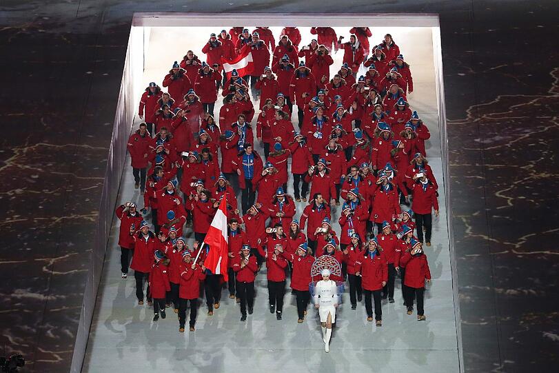 Weitere Bilder von der Eröffnungsfeier der Olympischen Spiele in Sotschi!