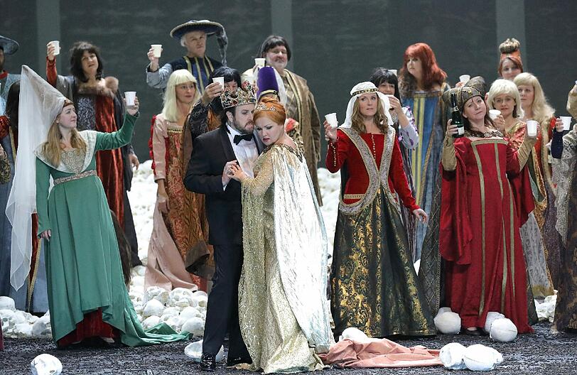 Anna Netrebko in Verdis "Macbeth".