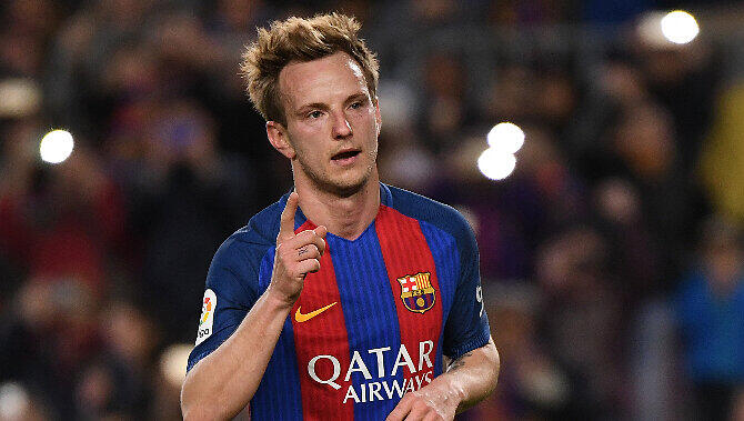 Ivan Rakitic war im Sommer 2014 für eine Ablöse von 20 Millionen Euro vom FC Sevilla zum FC Barcelona gekommen. Ivan Rakitic war im Sommer 2014 für eine Ablöse von 20 Millionen Euro vom FC Sevilla zum FC Barcelona gekommen.