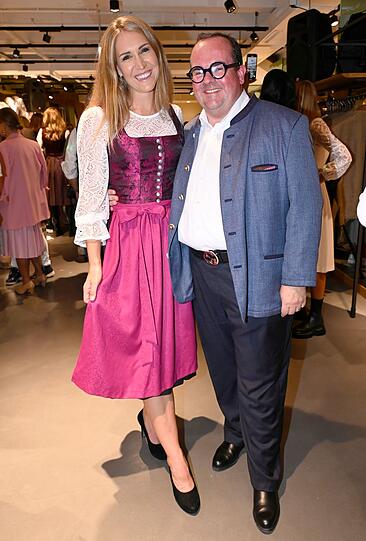 Anja Gräfin von Keyserlingk mit Clemens Baumgärtner