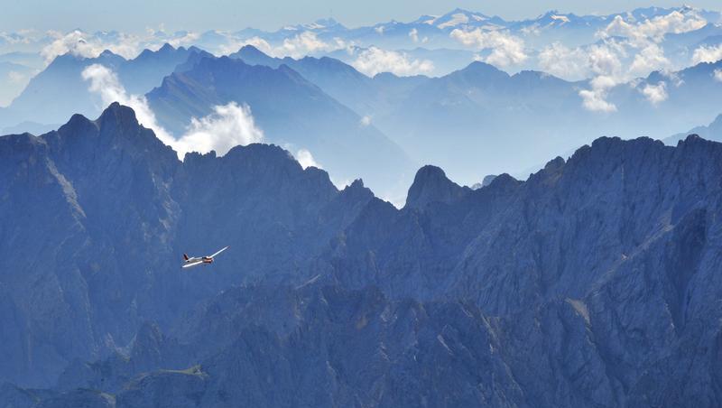 Das Zugspitzmassiv. Das Zugspitzmassiv.