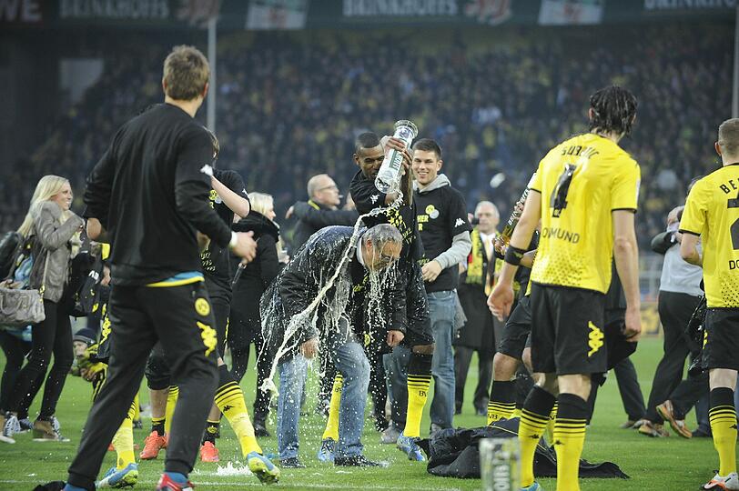 Die ganz große Party: Dortmund feiert die Meisterschaft. Die Bilder