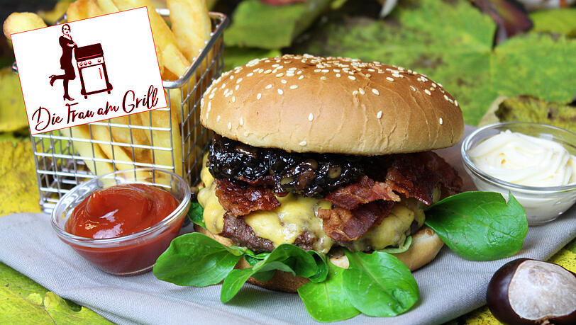 Passend zur Jahreszeit: der Herbst Burger. Passend zur Jahreszeit: der Herbst Burger.