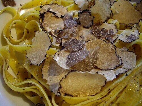 Trüffel auf Fettuccine, Foto: G. Merk