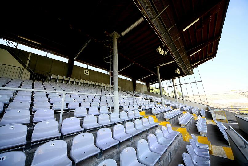 Endlich ready für die dritte Liga: Das Grünwalder Stadion ist nach einjährigem Umbau (12 Millionen Euro) endlich fertig. Die Bilder.