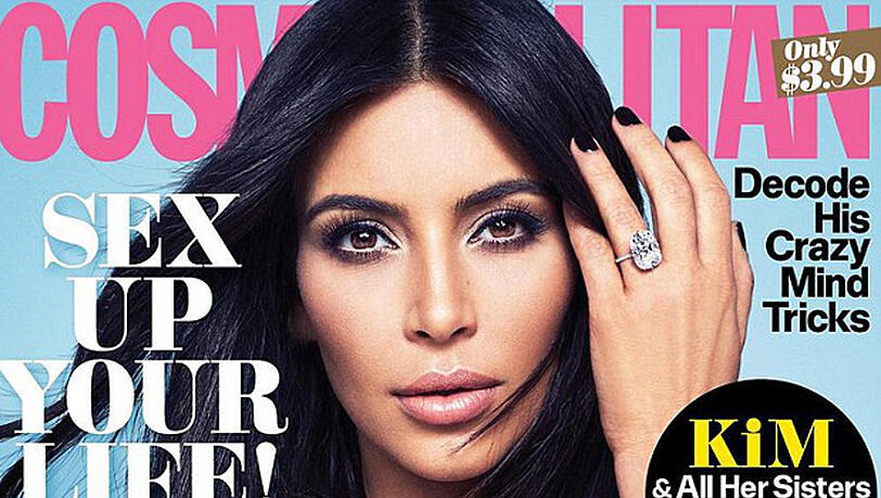 Kim Kardashian auf dem November-Cover der "Cosmopolitan" Kim Kardashian auf dem November-Cover der "Cosmopolitan"