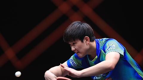 Harimoto Tomokazu aus Japan in Aktion.