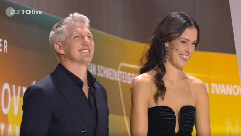 Bastian Schweinsteiger und Ana Ivanović bei "Wetten, dass..?".