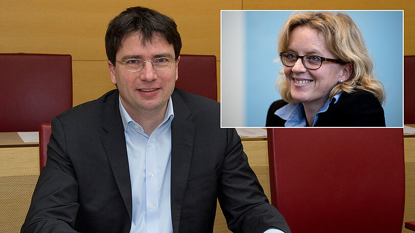 Duell um den Landesvorsitz der SPD: Florian von Brunn gegen Natascha Kohnen.